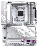 Материнская плата Gigabyte B850 AORUS ELITE WIFI7 ICE rev. 1.1, AM5, AMD B850, 4xDDR5, 4xSATA, 3xM.2, 1xPCIe 5.0 x16, 2xPCIe 3.0 x16, 1xDP, 1x2.5Gb LAN, Wi-Fi 7, Bluetooth 5.4, 1xUSB-C 10Gbps, 2xUSB-A 10Gbps, 5xUSB-A 5Gbps, 4xUSB-A 2.0, 3x3.5 мм + S/PDIF оптический, 7.1, ATX