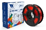 Филамент NVPrint PETG Clear Red Прозрачно-красный для 3D печати диаметр 1.75мм масса 1 кг