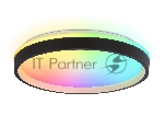 Светодиодный светильник RGB Ambrella light FZ610 BK/GD черный/золото IP20 66W 3000K-6500K+RGB D490*85 (ПДУ ИК)