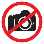 Табличка ПВХ запрещающий знак Rexant "Фотосъемка запрещена" 150х150 мм