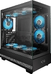 Корпус PcCooler C3Q500 BK черный без БП ATX 9x120мм 5x140мм 2xUSB3.0 audio bott PSU