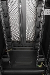 Шкаф 19" Business, 47U 800x1000, черный, передняя дв. перфорир., задняя дв. распашная перфорир., вид 3