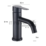 Смеситель для умывальника Dream Black, черный