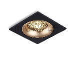 Светильник встраиваемый Ambrella light TN102730 BK/GD черный/золото GU5.3 92*92*23