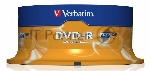 Диск DVD-R Verbatim 4.7Gb 16x Cake Box (25шт) (43522)