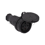 Розетка каучук T plast 3-ф., 16А удлинитель IP44 3102-304-0300