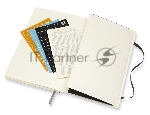 Еженедельник Moleskine ACADEMIC WKNT LGH 130х210мм датир.18мес 208стр. фиксирующая резинка черный