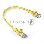 Патч-корд ExeGate EX286374RUS UTP-RJ45-RJ45-5e-0,3M-LSZH-YL, UTP, cat.5e, LSZH, 0.3м, желтый