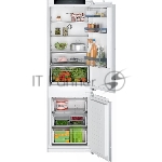Встраиваемый холодильник Bosch KIN86VFE0 Serie 4, техника плоских шарниров, SN-ST, Объем 260 (184+76)л, NoFrost,LED-освещение, SuperFreeze, VitaFresh XXL