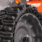 Снегоуборщик PATRIOT PRO 11 KX (коммунально-хозяйственный); 11 л.с., усиленный редуктор, безвоздушные колеса WE3, антиадгезионное покрытие ковша и желоба., вид 16