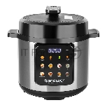 Мультиварка-скороварка Endever Vita-133 черный/стальной, 6.0 л, 1200 Вт, сенсор, 12 программ