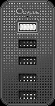 USB-концентратор внутренний Ocypus Delta EU04 BK, USB 2.0, SATA 15 pin