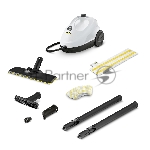 Пароочиститель Karcher EasyFix SC 2 белый, напольный, 1500 Вт, 40 г/мин, 1000 мл