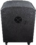 Активный сабвуфер PROEL [DIVASUB18A] НЧ динамик 18", встроенный DSP, LCD дисплей, АЧХ 35-160 Гц, мощность пик. 1500 Вт, мощность номин. 750 Вт, макс. SPL 132 дБ, 2x Combo XLR/TRS входа, 2x XLR выхода, материал корпуса фанера, ручки для переноски 2 шт., вид 2