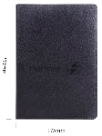 Блокнот Deli 7900 B5 250х175 мм, искусственная кожа, 80 л, черный, вид 3