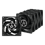 Вентилятор для корпуса ARCTIC P8 Value Pack (черный/черный) (5pc) (ACFAN00153A)