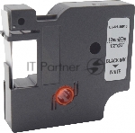 Картридж ленточный Cactus CS-D1-45013 12мм, черный шрифт, белый фон, 7м для DYMO LM 160, 210D, 280, PnP, 420P, 500 TS; Rhino Pro 6000, 5200, 4200