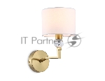 Настенный светильник Ambrella light LH71135 BS/WH латунь/белый E14 max 40W 220*140*250