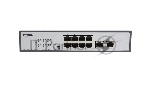 Коммутатор ORIGO OS2210P/120W/A1A, 8×1 Гбит/с PoE + 2×1 Гбит/с, неуправляемый