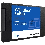 Накопитель SSD WD Blue SA510 1Tb, SATA III, 2.5", R/W 560/520
