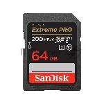 Карта памяти SanDisk Extreme PRO 64GB SDXC Memory Card 200MB/s