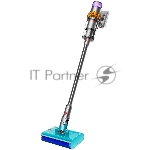 Пылесос вертикальный Dyson V15s Detect Submarine (448798-01) серый, питание от аккумулятора, 240 Вт, уборка влажная/сухая, пылесборник 0,76 л, работа от АКБ max 60 мин.