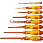 Набор KRAFTOOL "PROFI" X-Drive: Высоковольтные отвертки, SL: 2,5, 4; 5,5; 6,5, PH: № 0, 1, 2, пробник, до 1000В [250088-H8]
