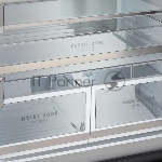 Холодильник Tesler RFD-427BI графит глянцевый двухкамерный 250/142л морозилка сбоку, No Frost, Side by Side, вид 14