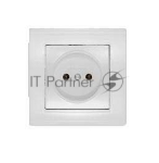Розетка 1-м СП Бриллиант 16А IP20 бел. Universal 7947588