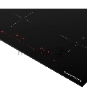 Индукционная варочная панель Kuppersberg ICI 605, индукционная, inverter, High-Tech, 60 см, пауза, таймер, блокировка панели управления, автоматическое отключение, бустер, 9 уровней мощности, прямые края, индикация остаточного тепла, сенсорное управление/invisible, черный