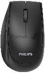 Мышь беспроводная Philips SPK7627 черный, 1600 dpi, радиоканал, Bluetooth, USB, кнопки - 5