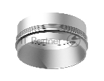 Насадка для корпуса светильника N6123 МСH хром матовый D60*H32mm Out10mm MR16
