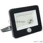 Прожектор Iek LPDO602-30-65-K02 СДО 06-30Д светодиодный черный с датчиком движения IP54 6500K