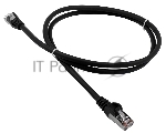 Патч-корд LANMASTER LSZH FTP cat.5e, 10.0 м, черный