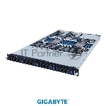 Серверная платформа Gigabyte R182-340 (rev. 100) 1U, 4x3.5"; SAS/SATA, 2xXeon® Scalable Gen3, 32xDIMM, 2x1Gb/s (Intel® I350-AM2), 2xPCIE x16,1xOCP 3.0, 1xOCP 2.0, 2x1300W, 6NR182340MR-00-xxx (600174)