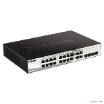 Управляемый L2 коммутатор D-Link DGS-1210-20/FL2A с 16 портами 10/100/1000Base-T и 4 комбо-портами 100/1000Base-T/SFP