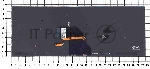Клавиатура для ноутбука Sony SVF14N FIT серебристая с подсветкой