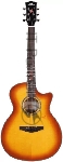 Акустическая гитара Kepma F2M-GA-BS цвет Cherry Burst