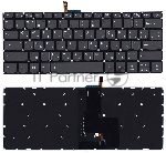 Клавиатура для ноутбука Lenovo 320-14IKB черная с подсветкой