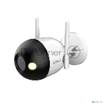 Уличная цилиндрическая IP-видеокамера DAHUA DH-IPC-F4CP-PV-0280B Smart Dual Light 4Мп, 1/3” CMOS, объектив 2.8мм, видеоаналитика, ИК 30м, LED 30м, микрофон, динамик, Wi-Fi 2.4ГГц, IP67, металл пластик