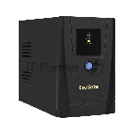 Источник бесперебойного питания ExeGate SpecialPro UNB-650.LED.AVR.1SH.2C13 650VA/360W, LED, AVR, 1*Schuko+2*C13, металлический корпус, черный
