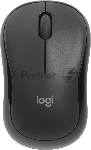 Мышь беспроводная Logitech M220 SILENT черный/серый, 1000 dpi, радиоканал, USB, кнопки - 3