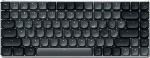 Клавиатура Satechi SM1 Slim Dark гибридная, USB Type-A, Bluetooth, радиоканал, чёрный