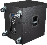 Активный сабвуфер PROEL [DIVASUB18A] НЧ динамик 18", встроенный DSP, LCD дисплей, АЧХ 35-160 Гц, мощность пик. 1500 Вт, мощность номин. 750 Вт, макс. SPL 132 дБ, 2x Combo XLR/TRS входа, 2x XLR выхода, материал корпуса фанера, ручки для переноски 2 шт., вид 5