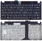 Клавиатура для ноутбука Asus Eee PC 1015 черная с рамкой