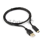 Кабель USB Cablexpert CCP-USB2-AMCM-1M, USB2.0 AM/USB3.1 Type-C, 1м, пакет