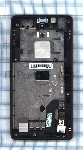 Дисплей для Yota YotaPhone 1 C9660 черный с рамкой