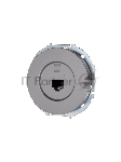 Розетка компьютерная СП OSEN RJ45 кат.6 механизм серый матовый LEZARD 743-7488-140