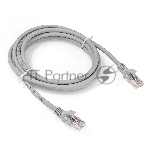 Патч-корд ExeGate EX286383RUS UTP-RJ45-RJ45-5e-2M-LSZH-GY, UTP, cat.5e, LSZH, 2м, серый