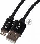 Кабель USB (m)-Lightning (m) 2м черный